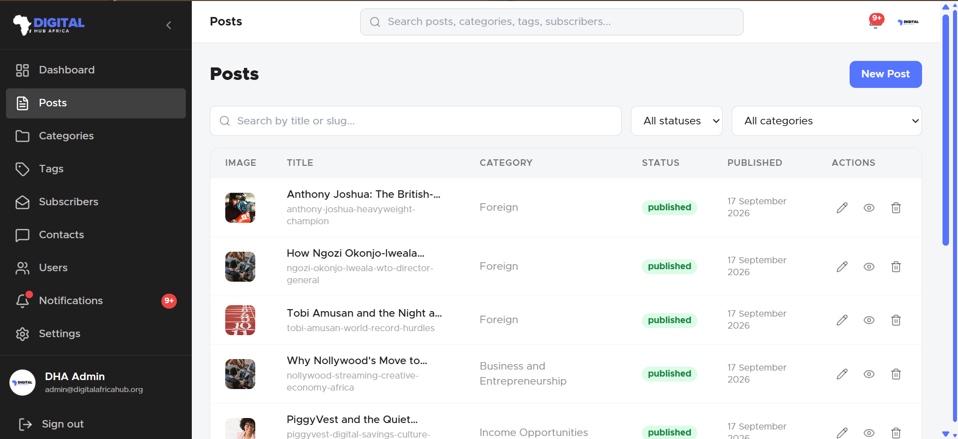 Digital Hub Africa, screenshot 11
