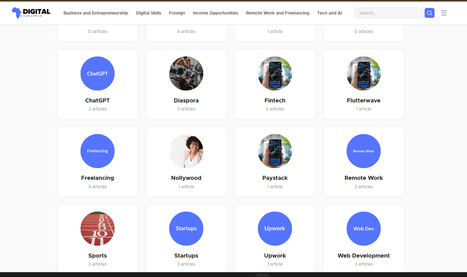 Digital Hub Africa, screenshot 8