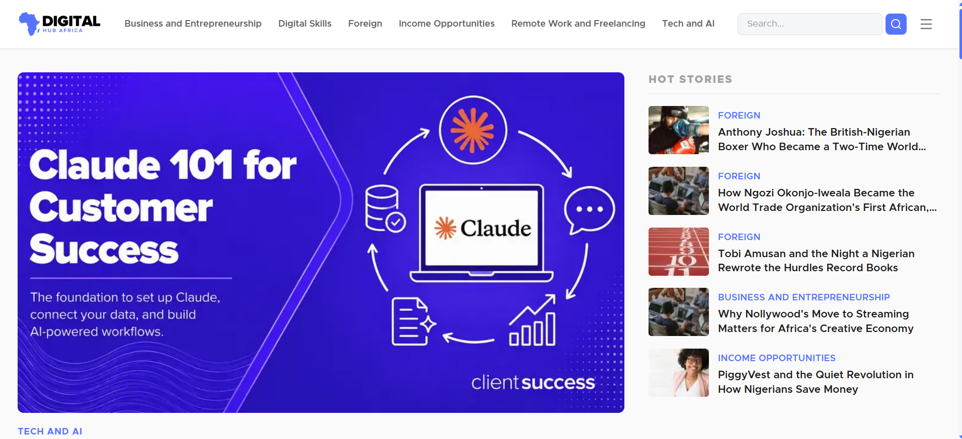 Digital Hub Africa, screenshot 3