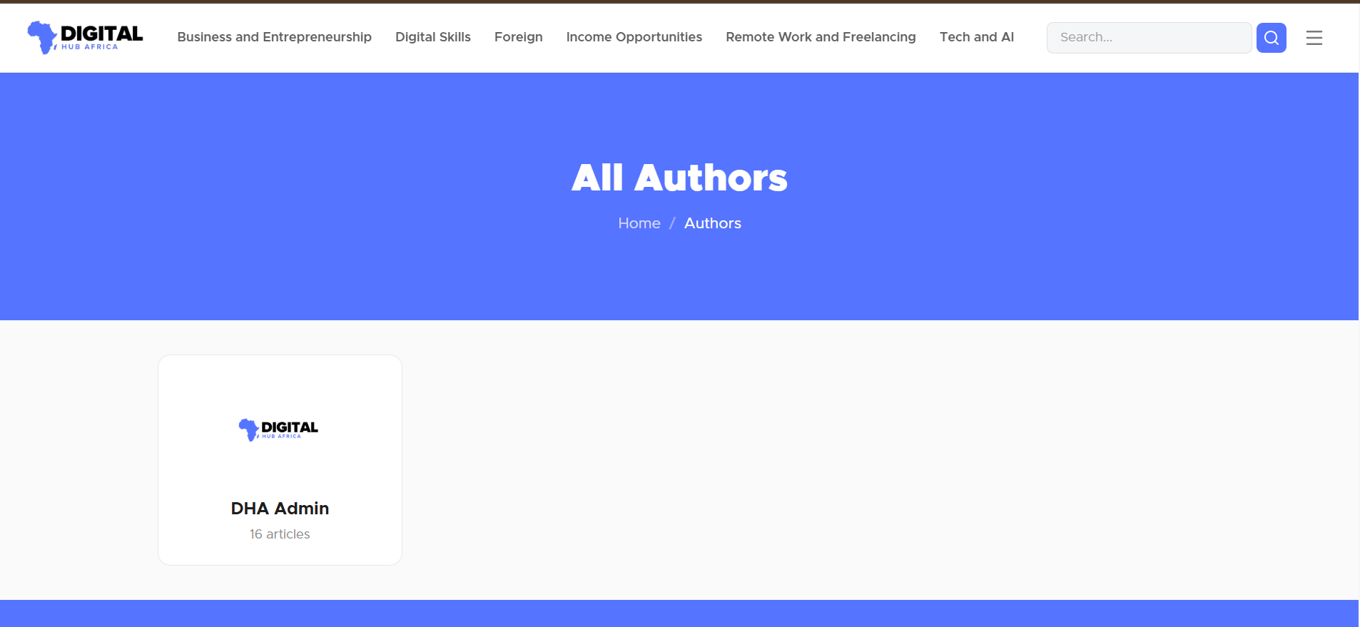 Digital Hub Africa, screenshot 9