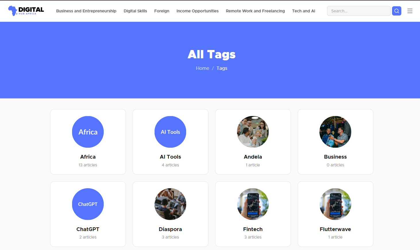 Digital Hub Africa, screenshot 7