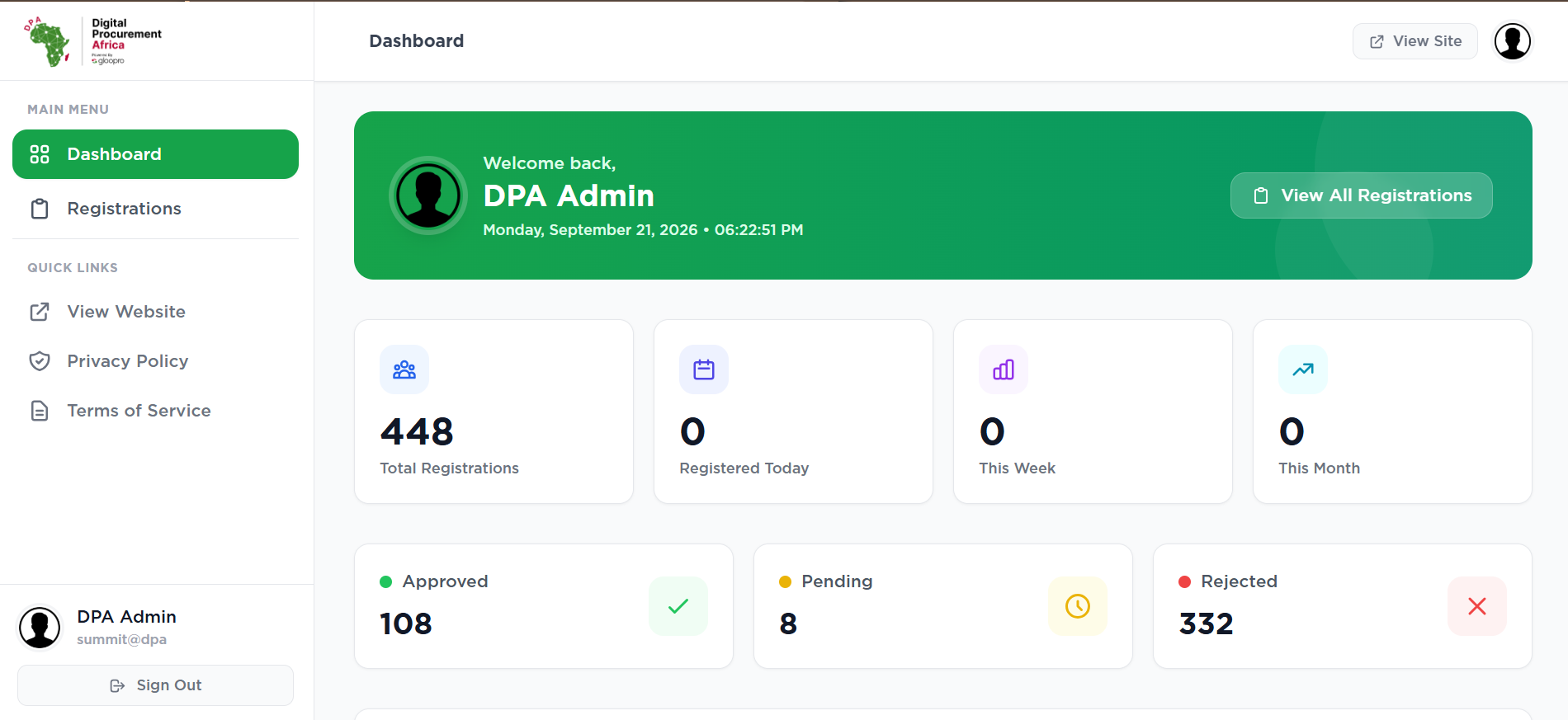 DPA 2026, screenshot 3