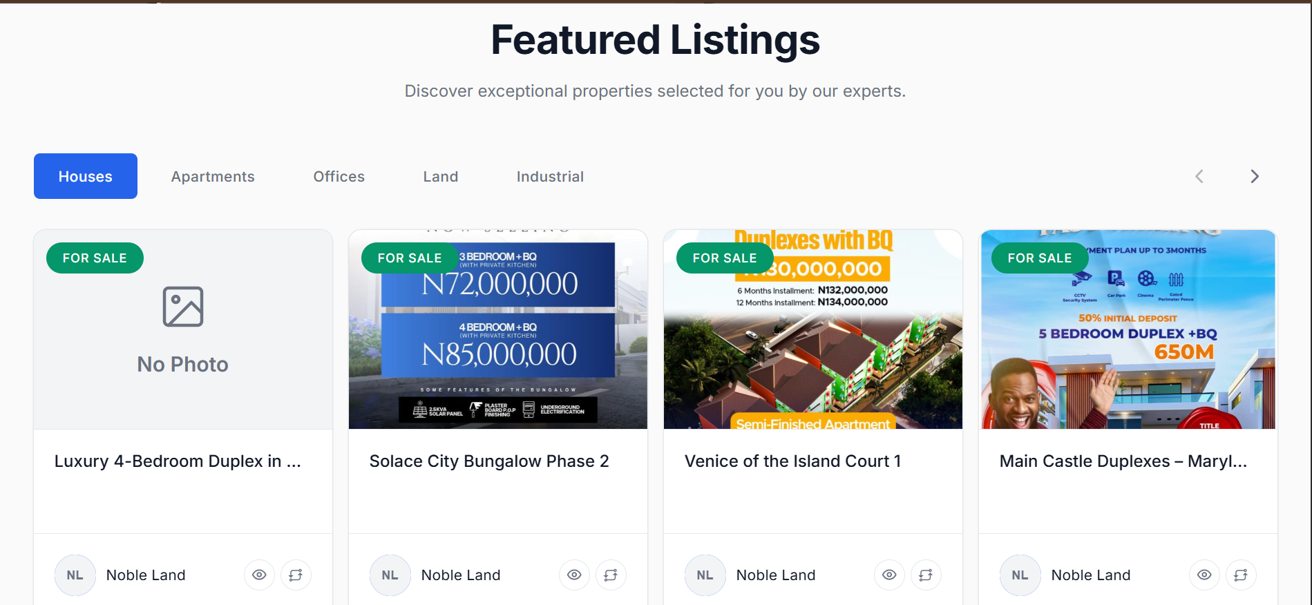 NobleLand Africa: Creating a Smarter Digital Experience for Property Discovery