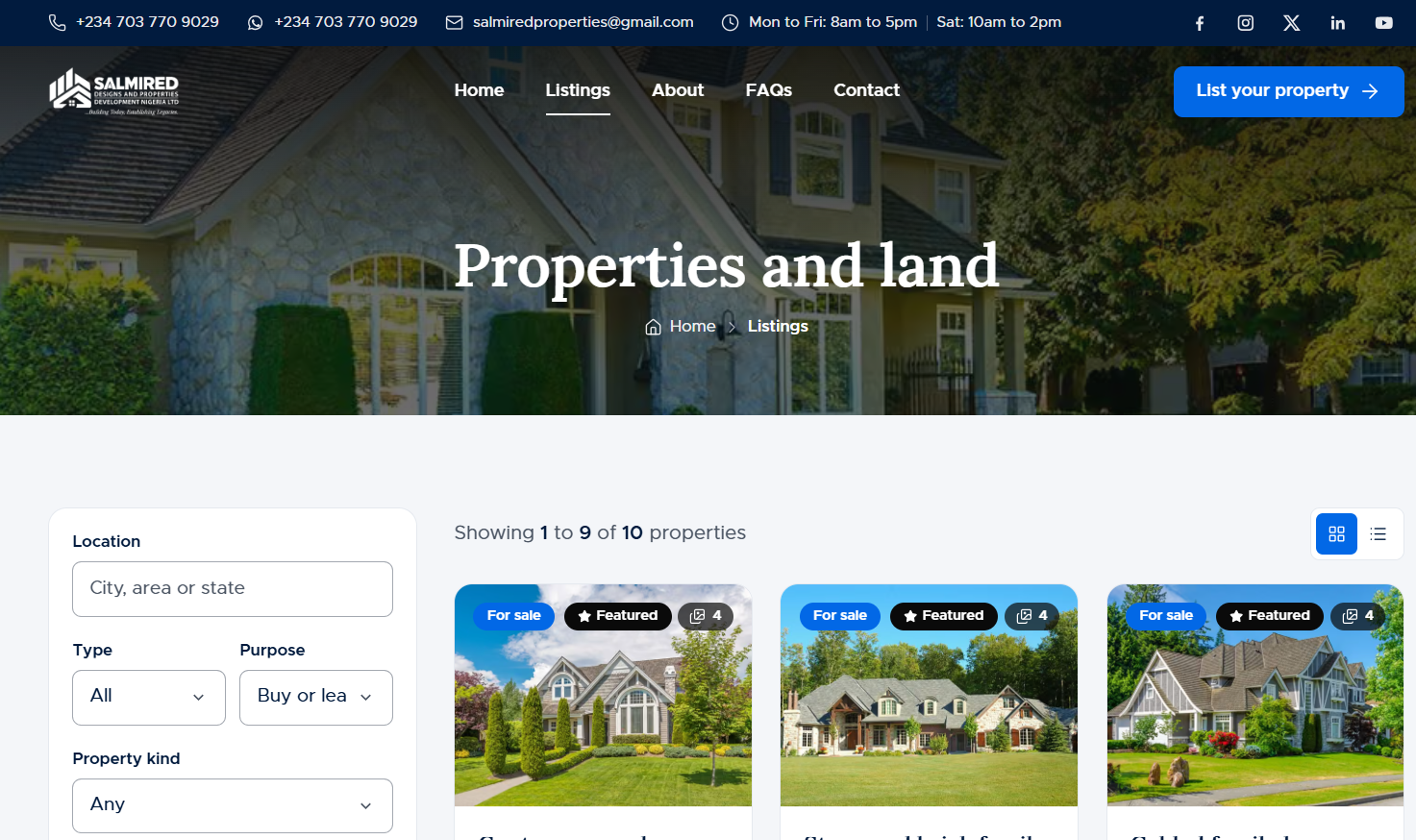 Salmired Properties, screenshot 3