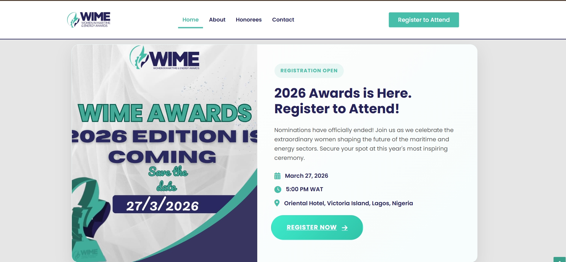 WIME Awards, screenshot 7